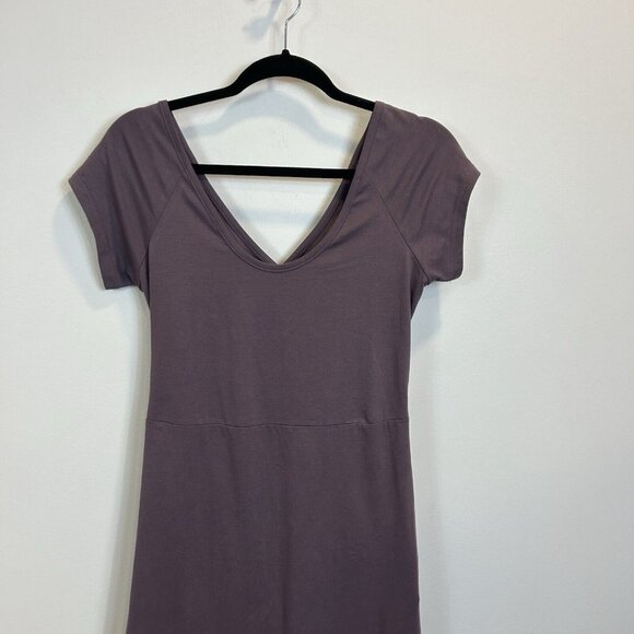 Pact Womens Dress Sz Large Open Back Short Sleeve Casual Modern Organic Cotton - Picture 3 of 10